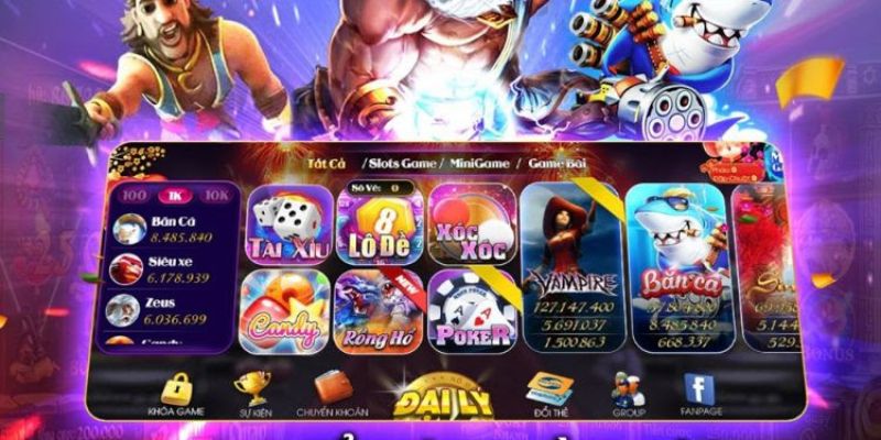 Nổ hũ win sở hữu rất nhiều loại hình cá cược thú vị