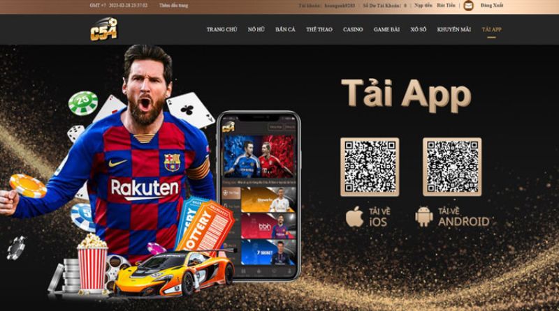 Chi tiết những bước tải app c54 về điện thoại